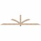 Ekena Millwork Redmond Smooth Timber Gable Bracket, Douglas Fir, 96"W x 24"H x 1 1/2"D x 3 1/2"F, 6/12 Pitch GBW096X24X0204RED00SDF - alternate 1